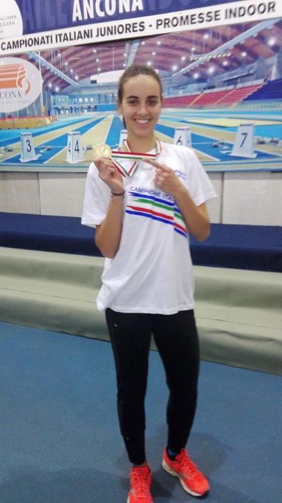Chiara Proverbio è campionessa italiana indoor nel salto in lungo