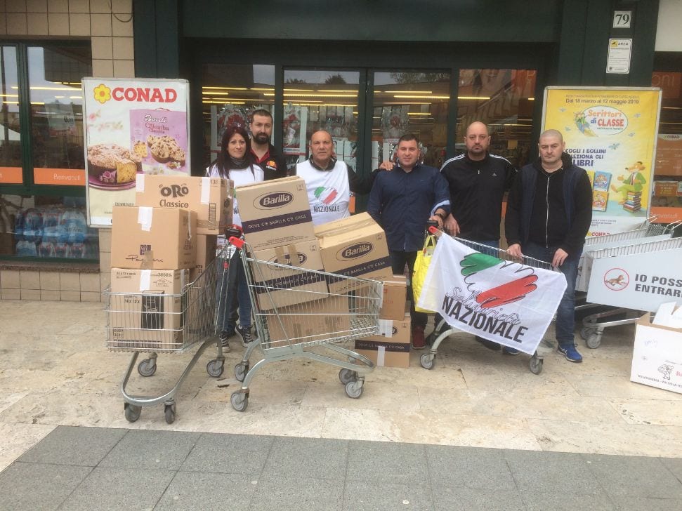 Solidarietà nazionale: raccolta alimenti a Caronno Pertusella