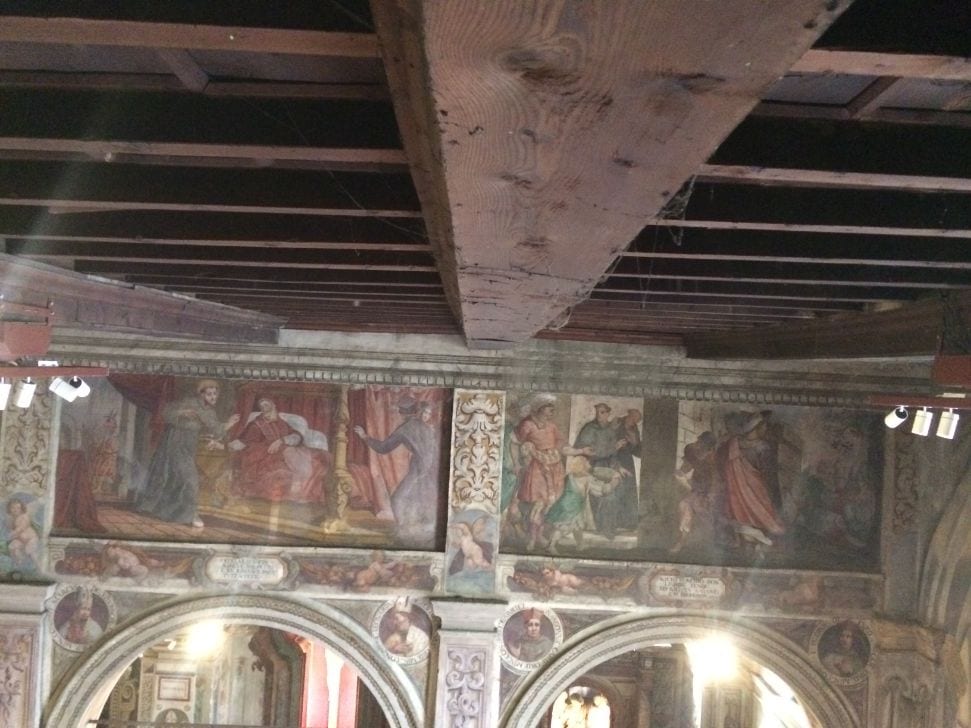 San Francesco, quasi 80 mila euro di finanziamento regionale per gli affreschi di Legnani