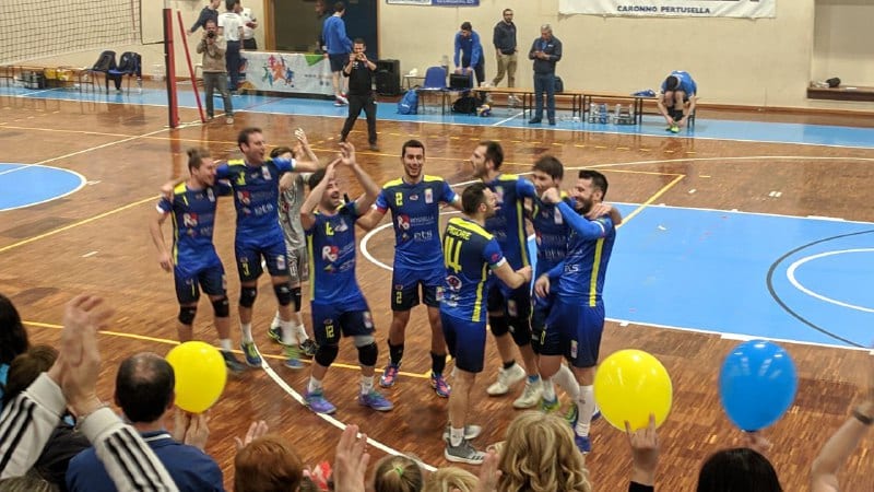 Volley serie B: Caronno vince il derby e festeggia… e inguaia Saronno