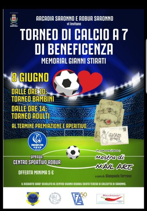 Calcio a 7: oggi al centro Ronchi il memorial Gianni Stirati