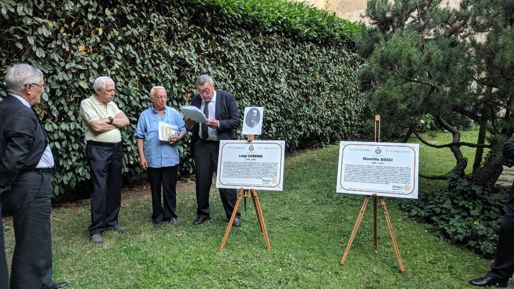 Luigi Caronni e Maurilio Bossi: gli eroi saronnesi celebrati dal Rotary