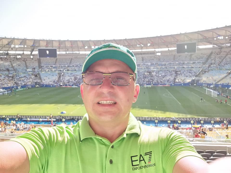 Il super tifoso Emanuele Pini da Gerenzano a Rio per la Copa America