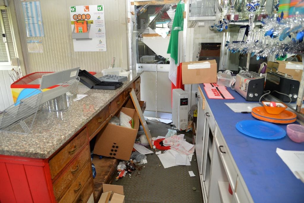 Fbc Saronno: furto al Matteotti. Razzia al bar e tanti danni