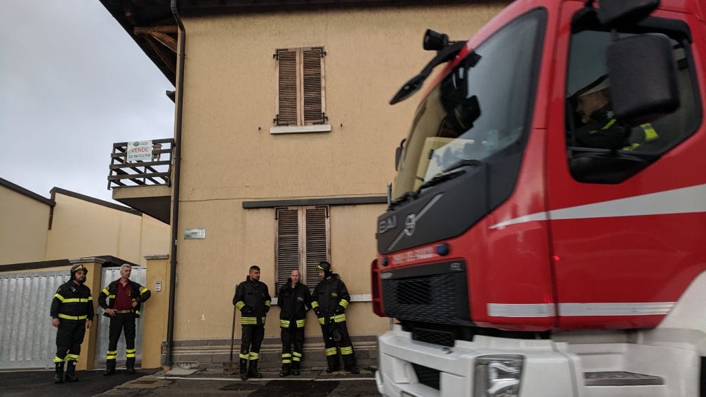 Fuga di gas a Lazzate, arrivano i pompieri