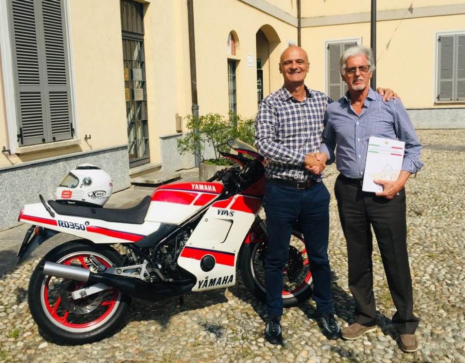 Motociclismo che passione a Ceriano Laghetto, il sindaco incontra Bidorini