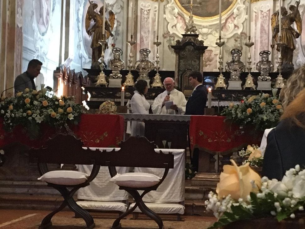 Matrimonio in San Francesco per Laura e Luca Brenna, autore delle ninna nanne
