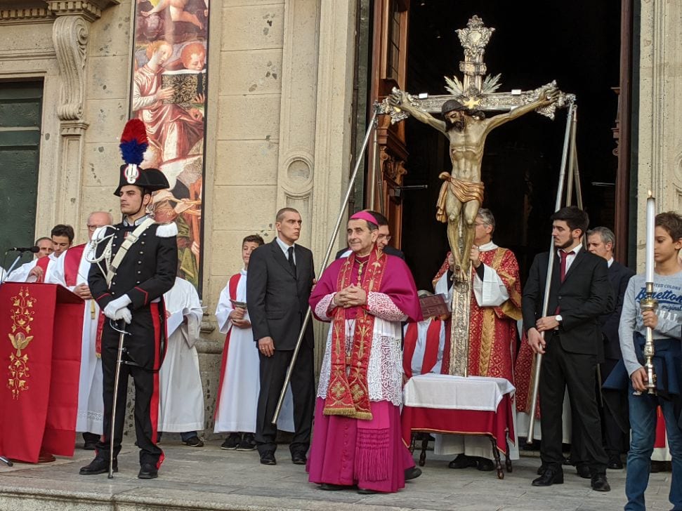 Trasporto, l’arcivescovo Delpini: “Saronnesi siete intraprendenti, farete meraviglie”: foto e video