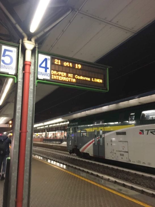 Maltempo: mattinata campale per i pendolari, treni in ritardo