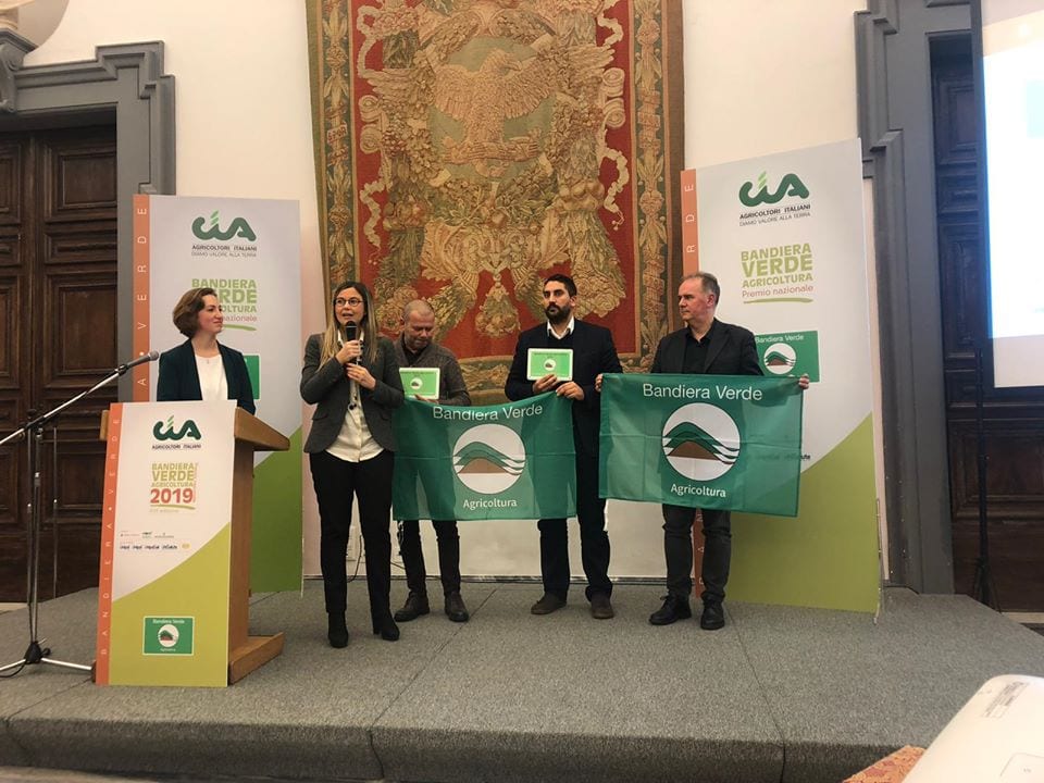 Agricoltura: Maria Chiara Gadda in Campidoglio per il “Premio Bandiera verde”