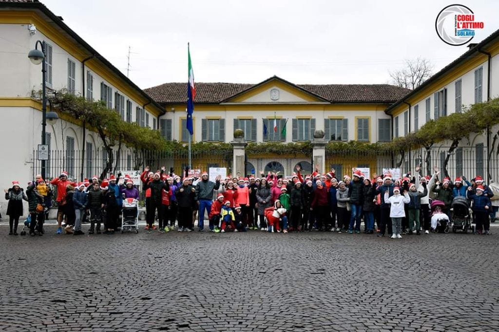 Solaro, torna la Babbo Run: a dicembre solidarietà di corsa con abiti natalizi