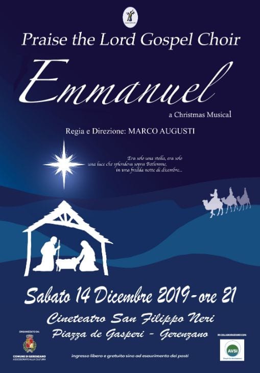Musical: Emmanuel a Gerenzano per gli auguri natalizi