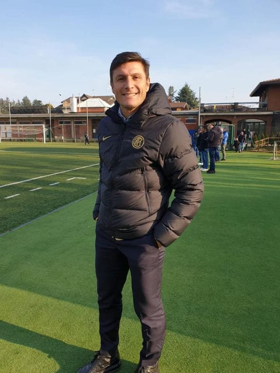 Calcio giovanile, Javier Zanetti in visita a Cislago