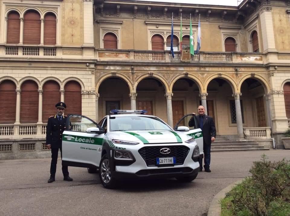 Sicurezza, nuova auto per la polizia locale di Saronno