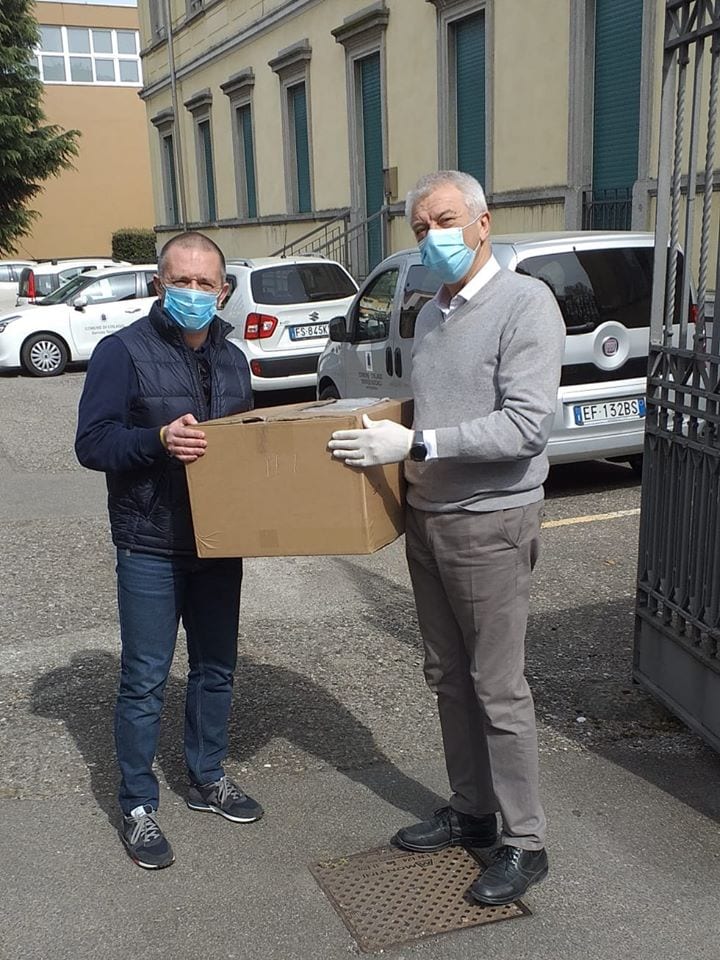 Coronavirus, a Cislago donate 300 mascherine da una storica assicurazioni. Il grazie del sindaco e dell’assessore Campanella