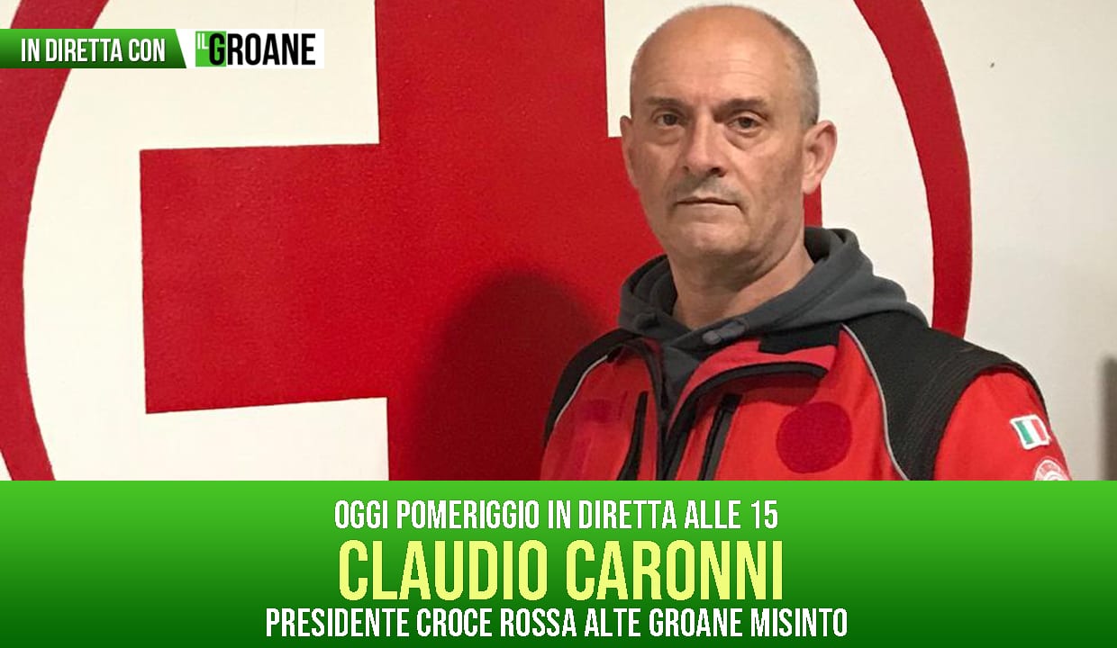 Coronavirus, IlGroane intervista chi affronta l’emergenza: oggi alle 15 Claudio Caronni