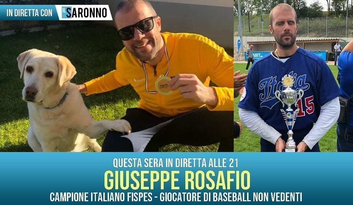 Coronavirus, resta a casa chiacchierando con ilSaronno: Giuseppe Rosafio (Baseball non vedenti)