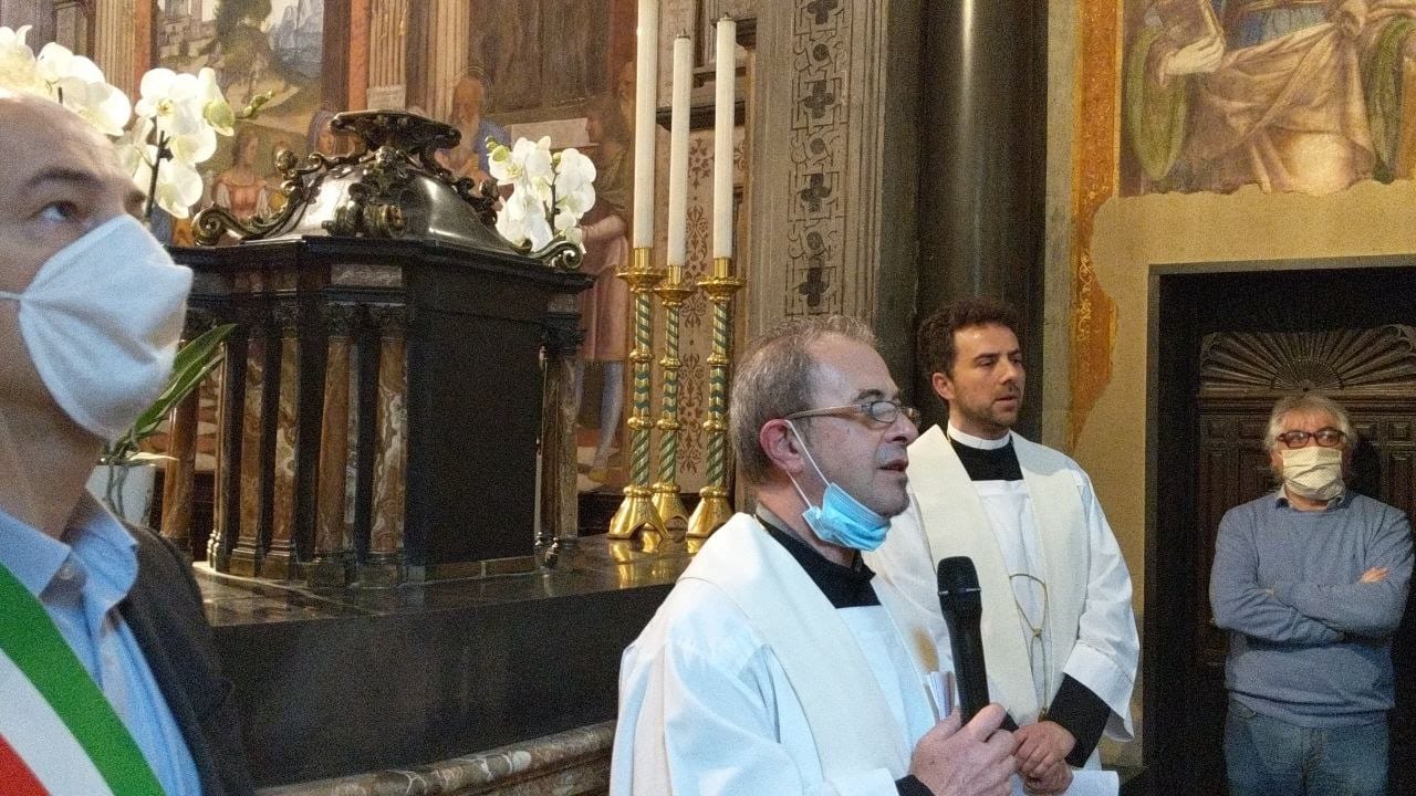 1 maggio: da Gerenzano a Saronno in pellegrinaggio don Claudio, don Franco e il sindaco Campi