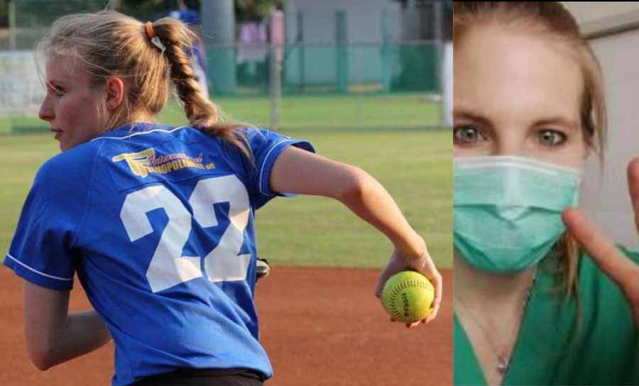 Linda Bussini da campionessa di softball a Saronno a medico nei reparti Covid a Bologna