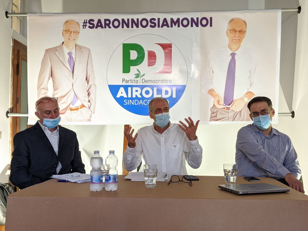 Airoldi e il Pd, conferenza stampa di presentazione con Lattuada e Peluffo: diretta