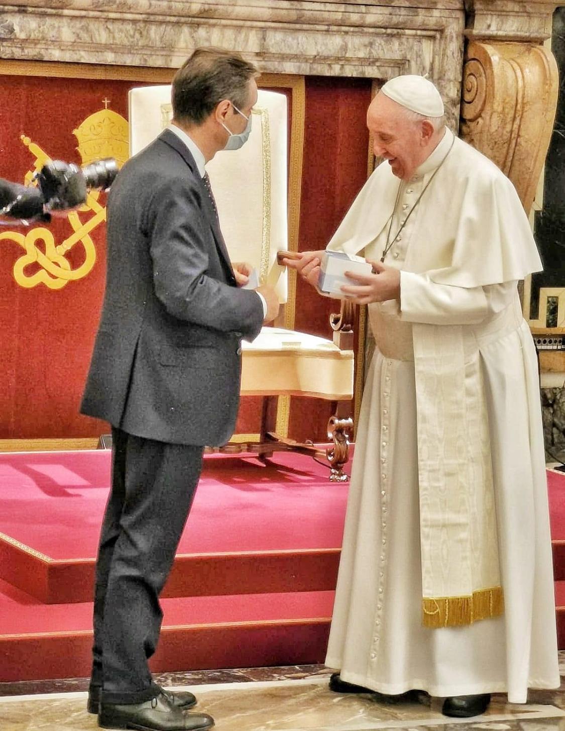 Il governatore della Lombardia ha incontrato Papa Francesco