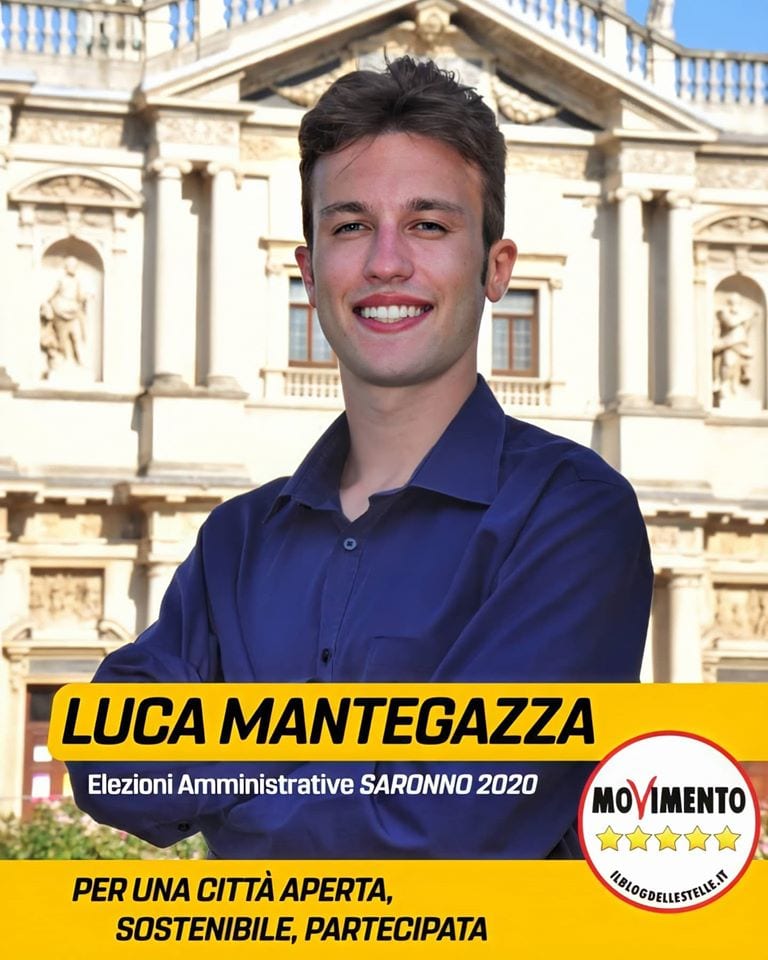 M5s, Luca Mantegazza: “Mi candido per portare sostenibilità, partecipazione e trasparenza alla mia Saronno””