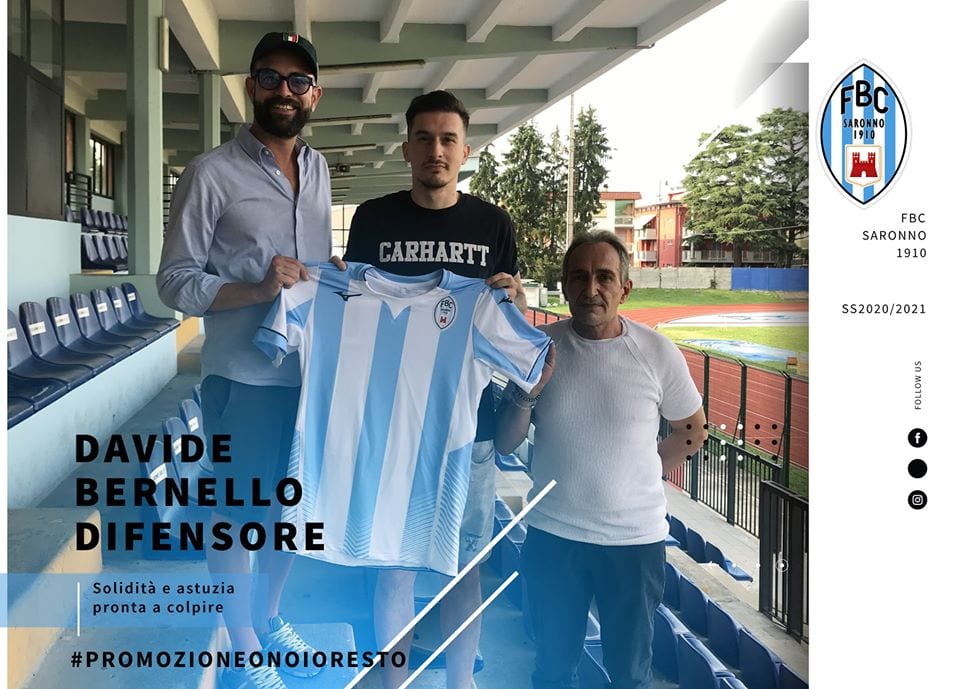 Calcio mercato, il Fbc Saronno riconferma Bernello