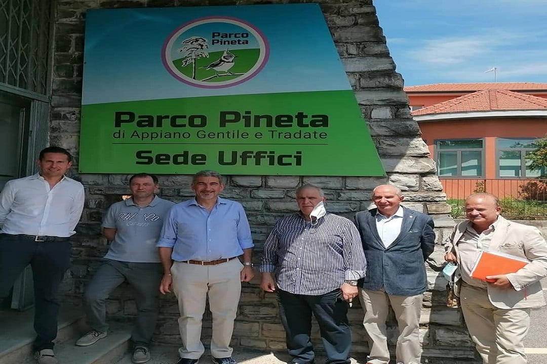 Parco Pineta, visita assessore Cattaneo: ruolo fondamentale delle Gev