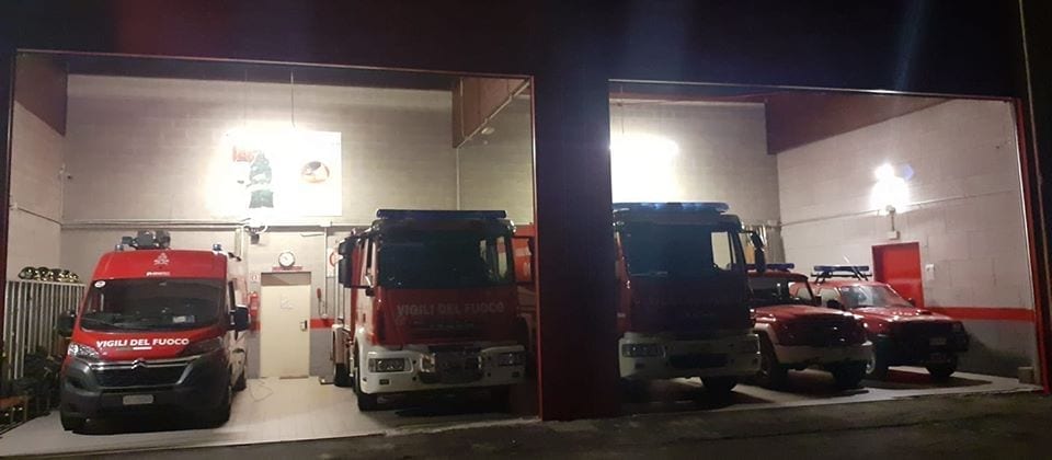 I vigili del fuoco di Lazzate hanno fatto gli straordinari