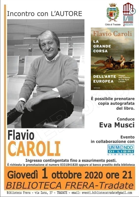 Tradate, incontro con l’autore: Flavio Caroli