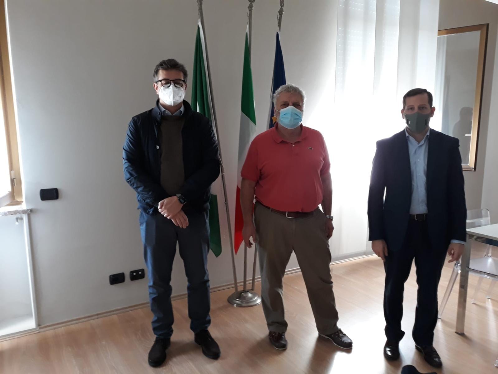 Gallarate, Emanuele Monti incontra il dg dell’ospedale Porfido con il sindaco Cassani