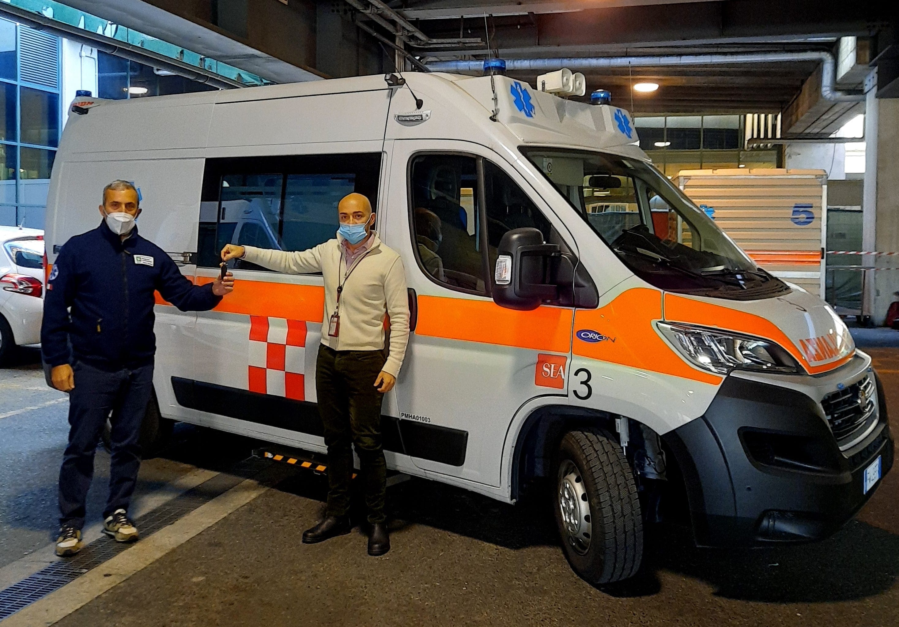 Sea offre ambulanza a Asst Valle Olona (ospedale Saronno e Busto)