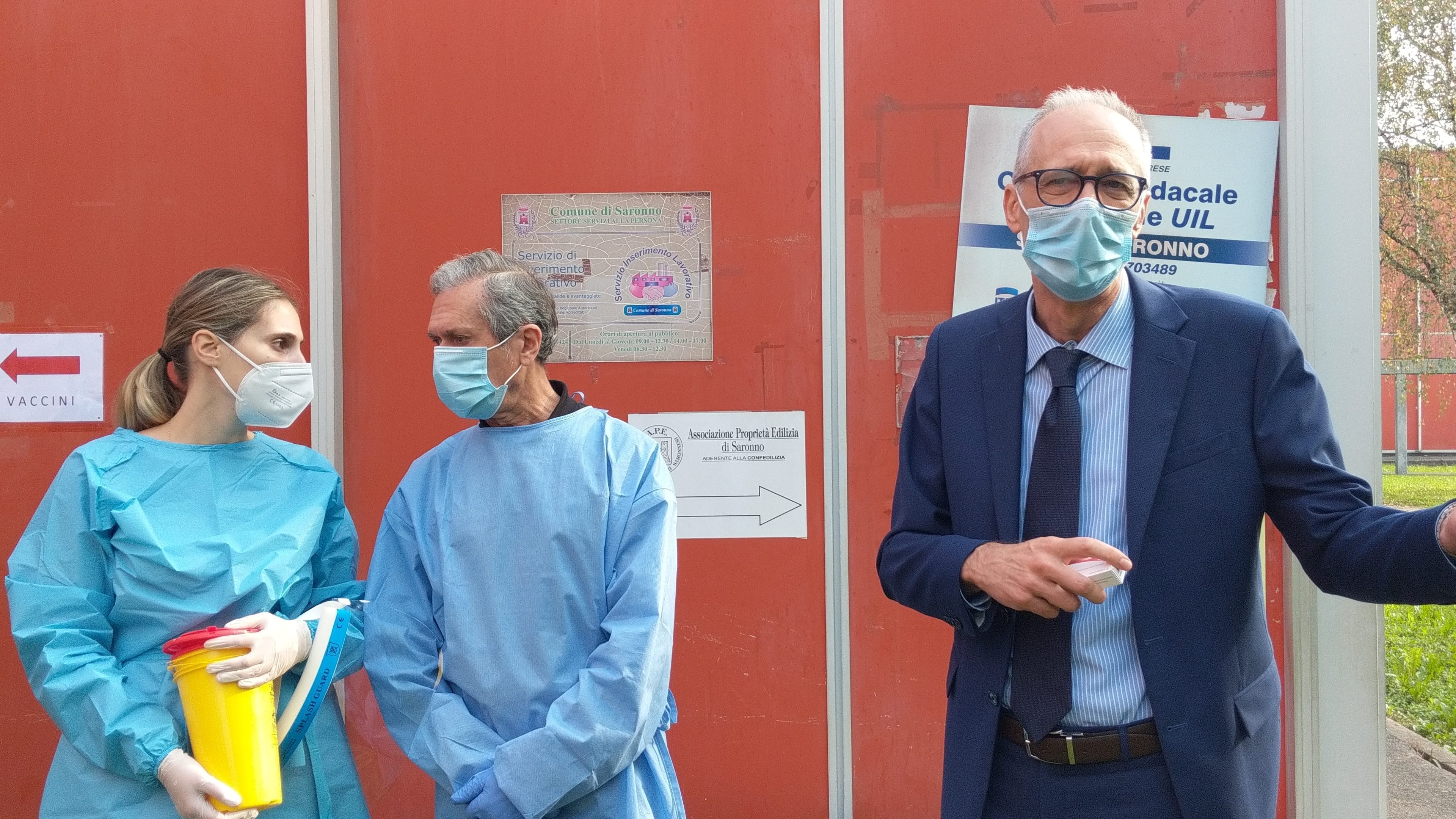 Centro vaccinazioni alla Pizzigoni di Saronno: oggi le prime prenotazioni. Ecco com’è andata