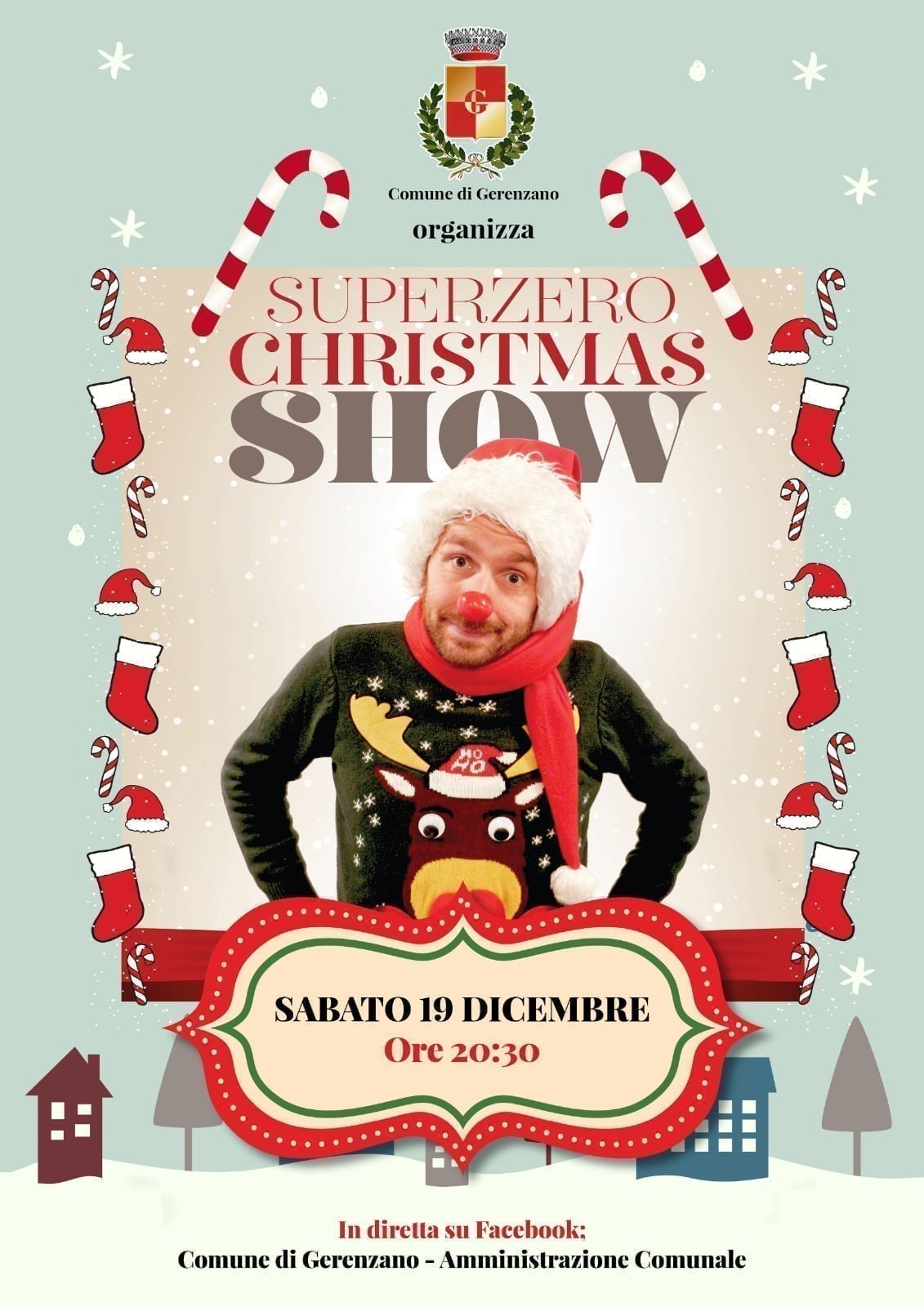 Gerenzano, stasera su Facebook la magia del Christmas show con il mago Superzero