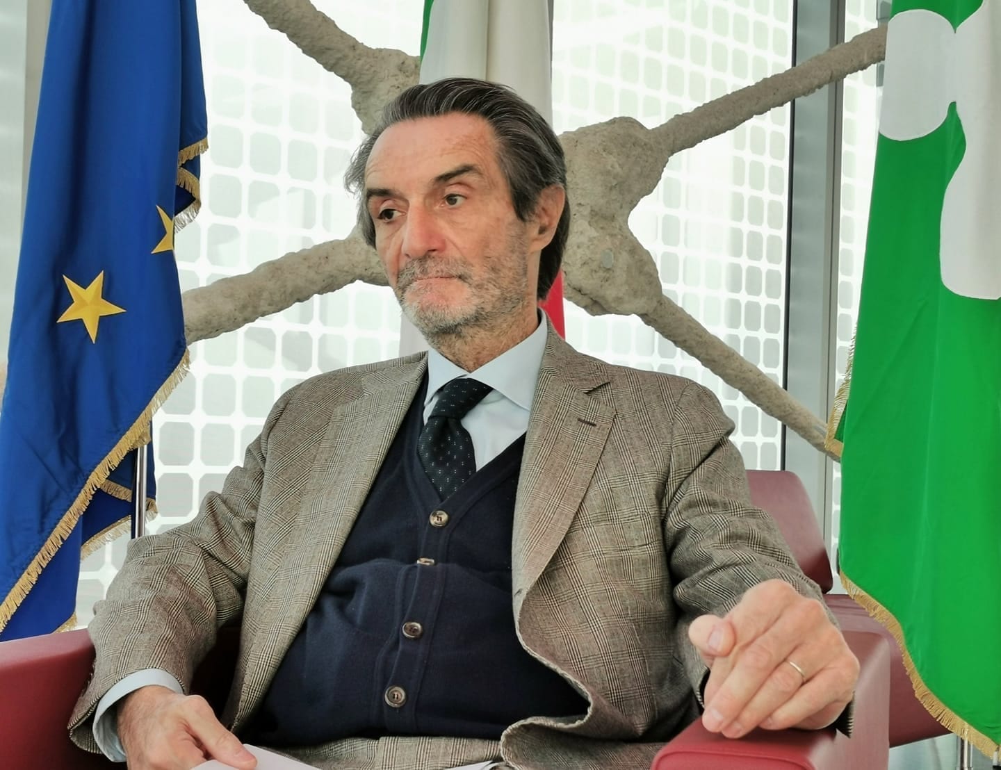 Mattarella, governatore Fontana: “Concreto e realista”