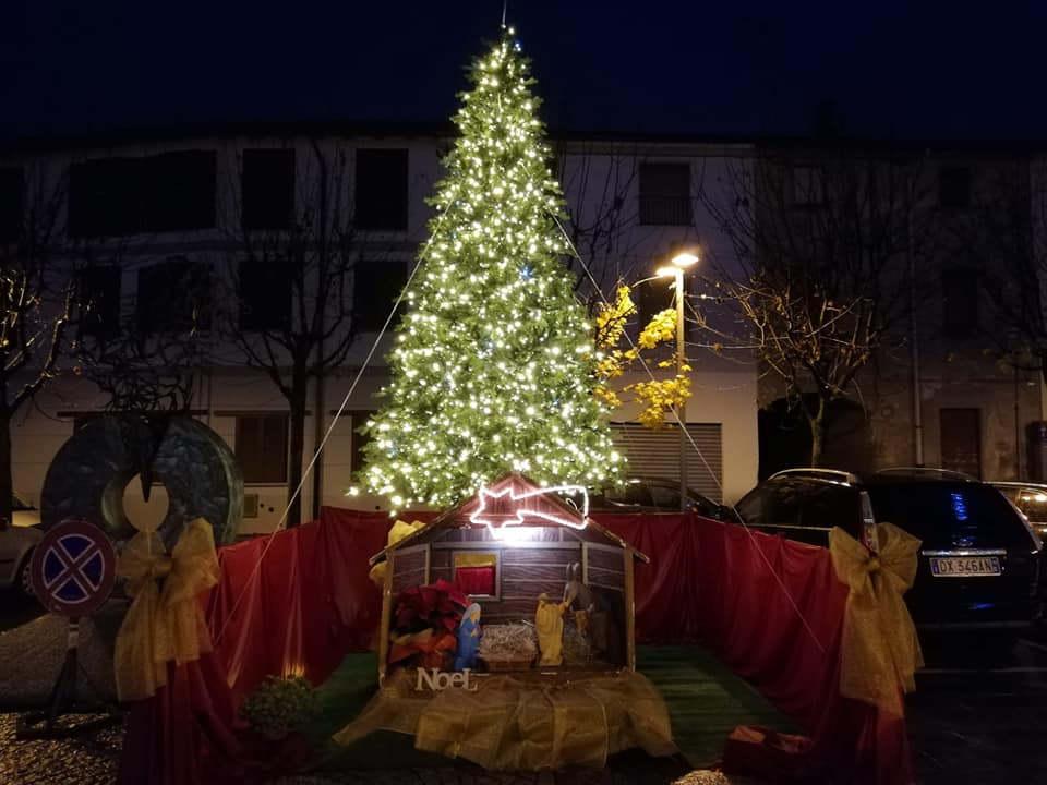 Rovello, alberto di Natale e presepe in piazza Porro: missione compiuta