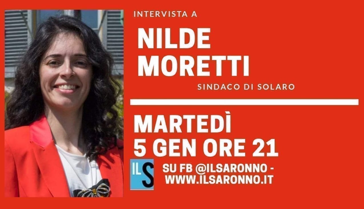 Solaro, intervista di fine anno al sindaco Nilde Moretti: stasera alle 21