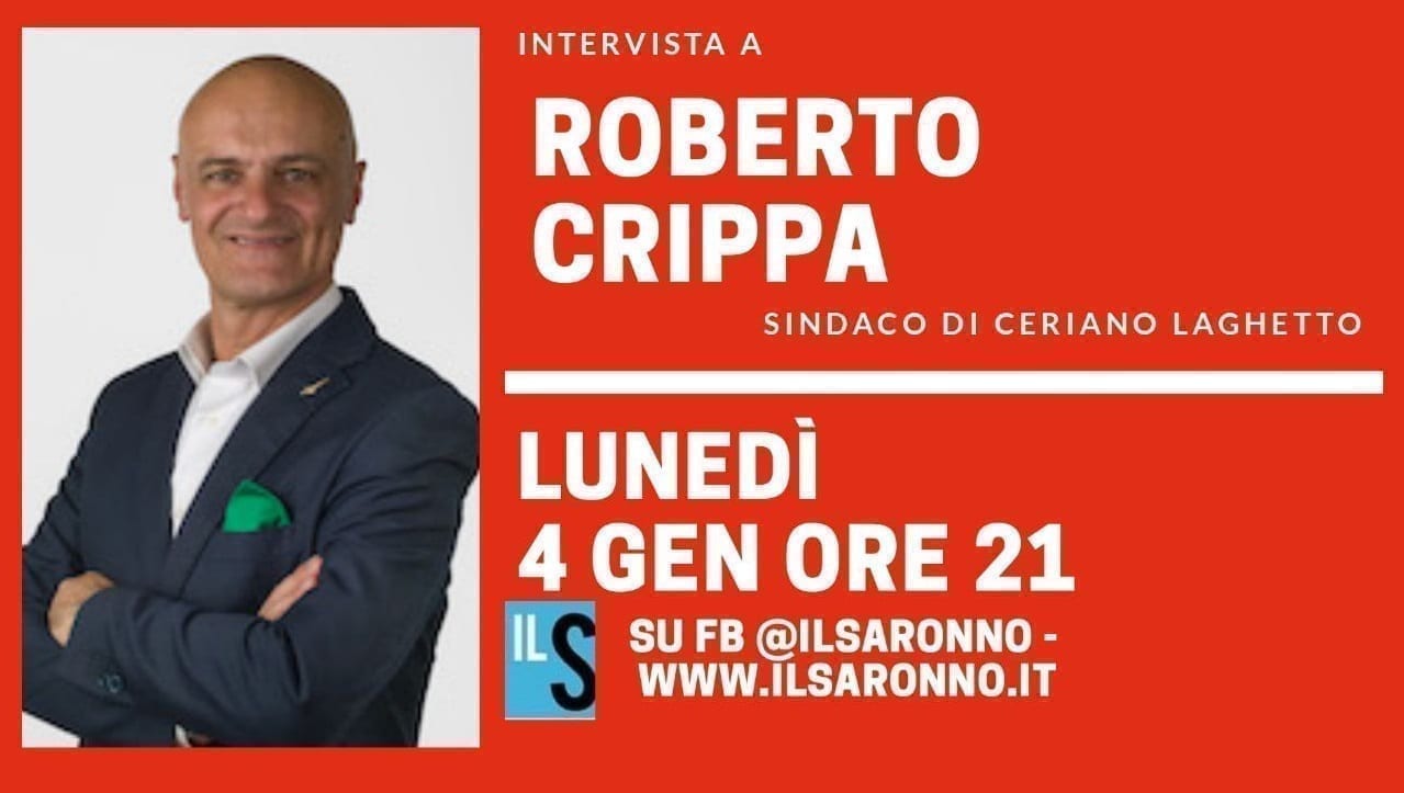 Ceriano Laghetto, intervista di fine anno al sindaco Crippa: stasera alle 21