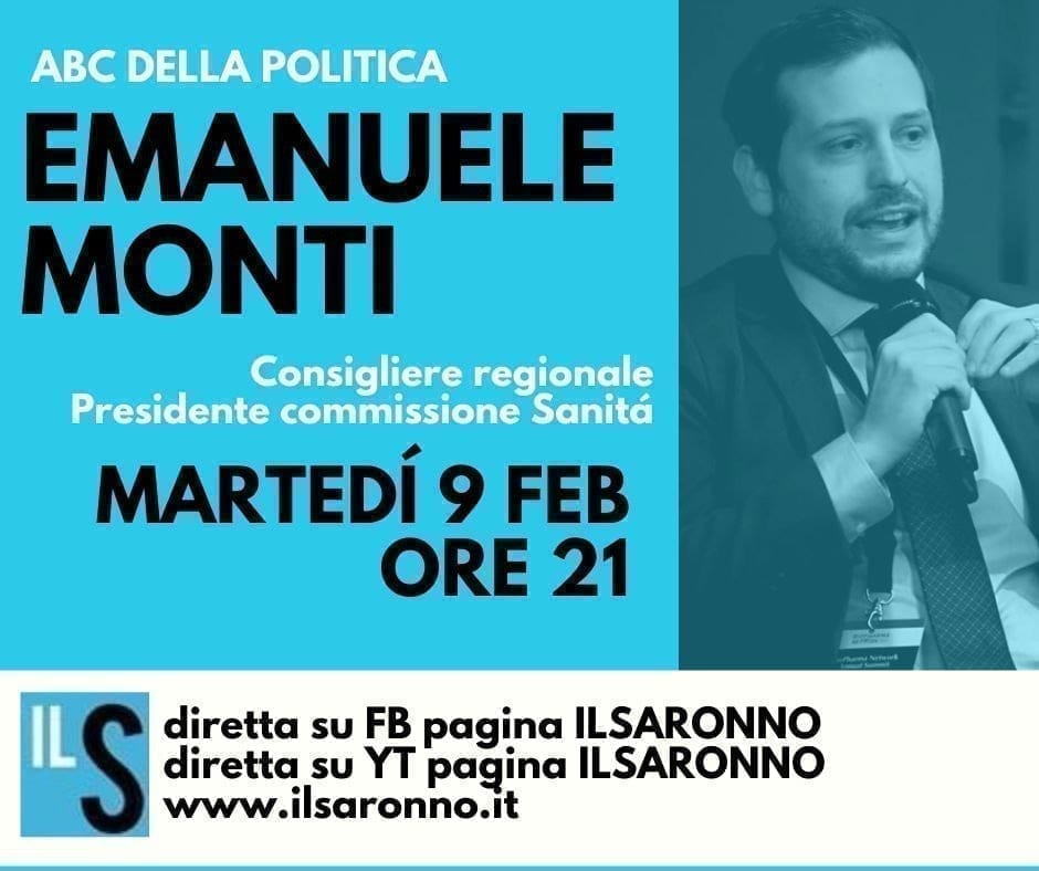 Emanuele Monti martedì 9 feb a ilSaronno per parlare dell’ospedale