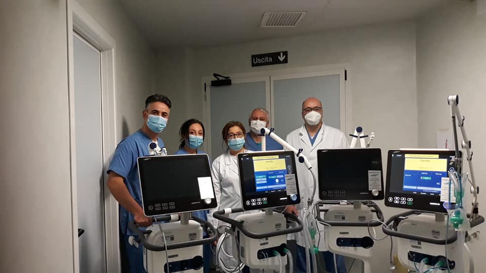 Ospedale, Saronno point e comitato regalano 4 ventilatori alla Rianimazione