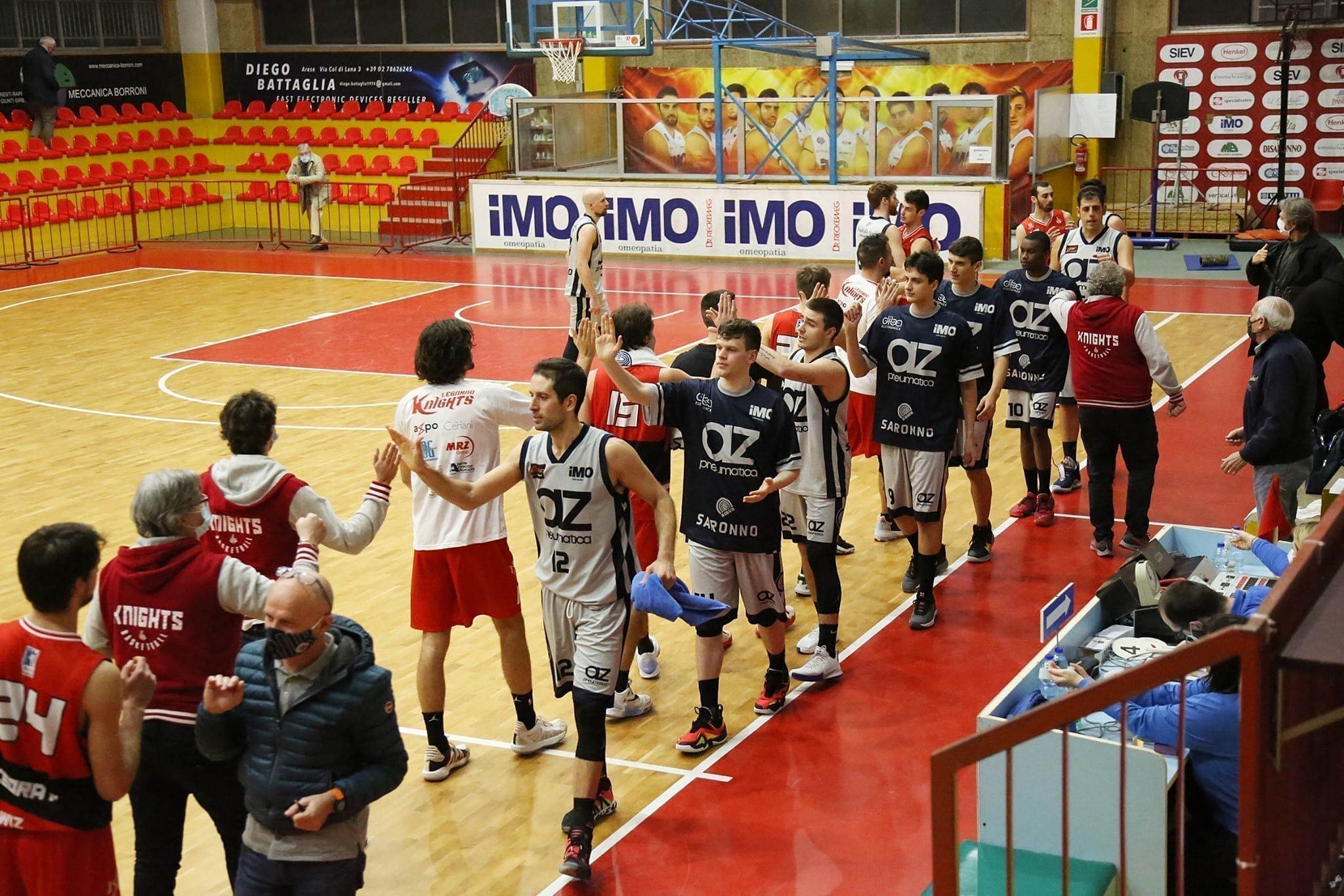 Basket, rinviato il match di Serie C tra Robur Saronno e Valceresio