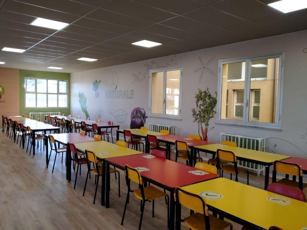 Riapertura scuole: novità green e di design alla mensa della scuola Cervi