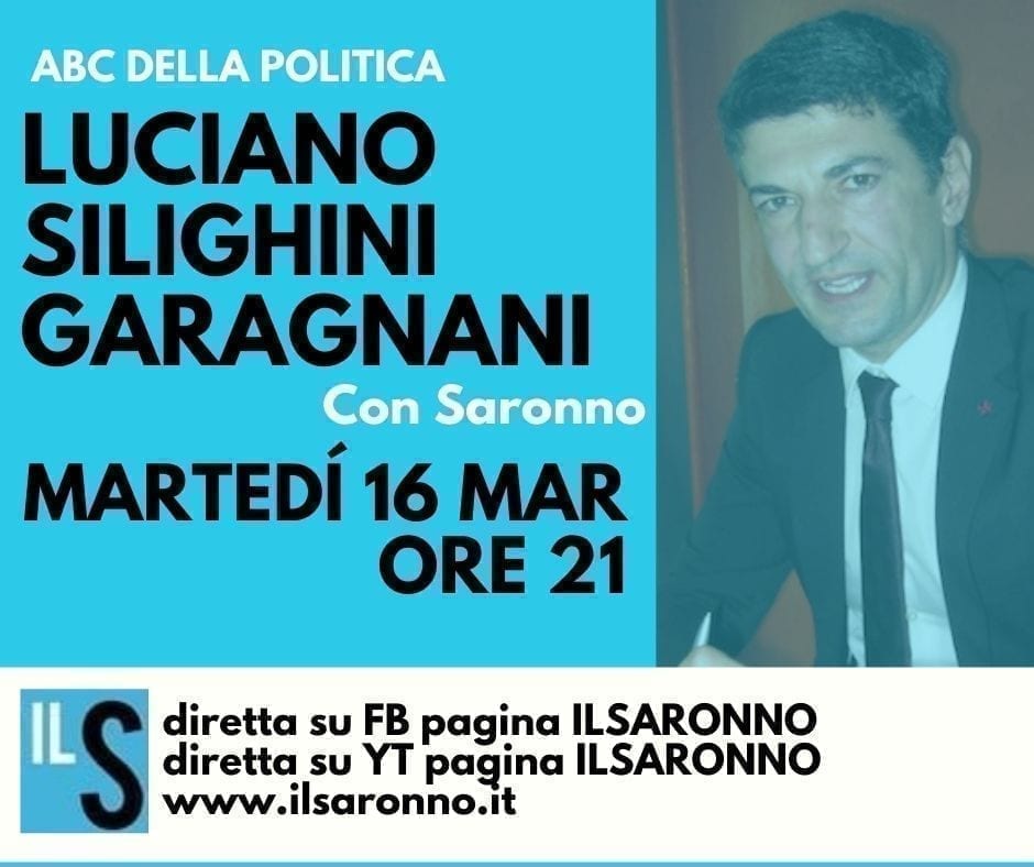 Luciano Silighini (Con Saronno) protagonista all’Abc: stasera live alle 21