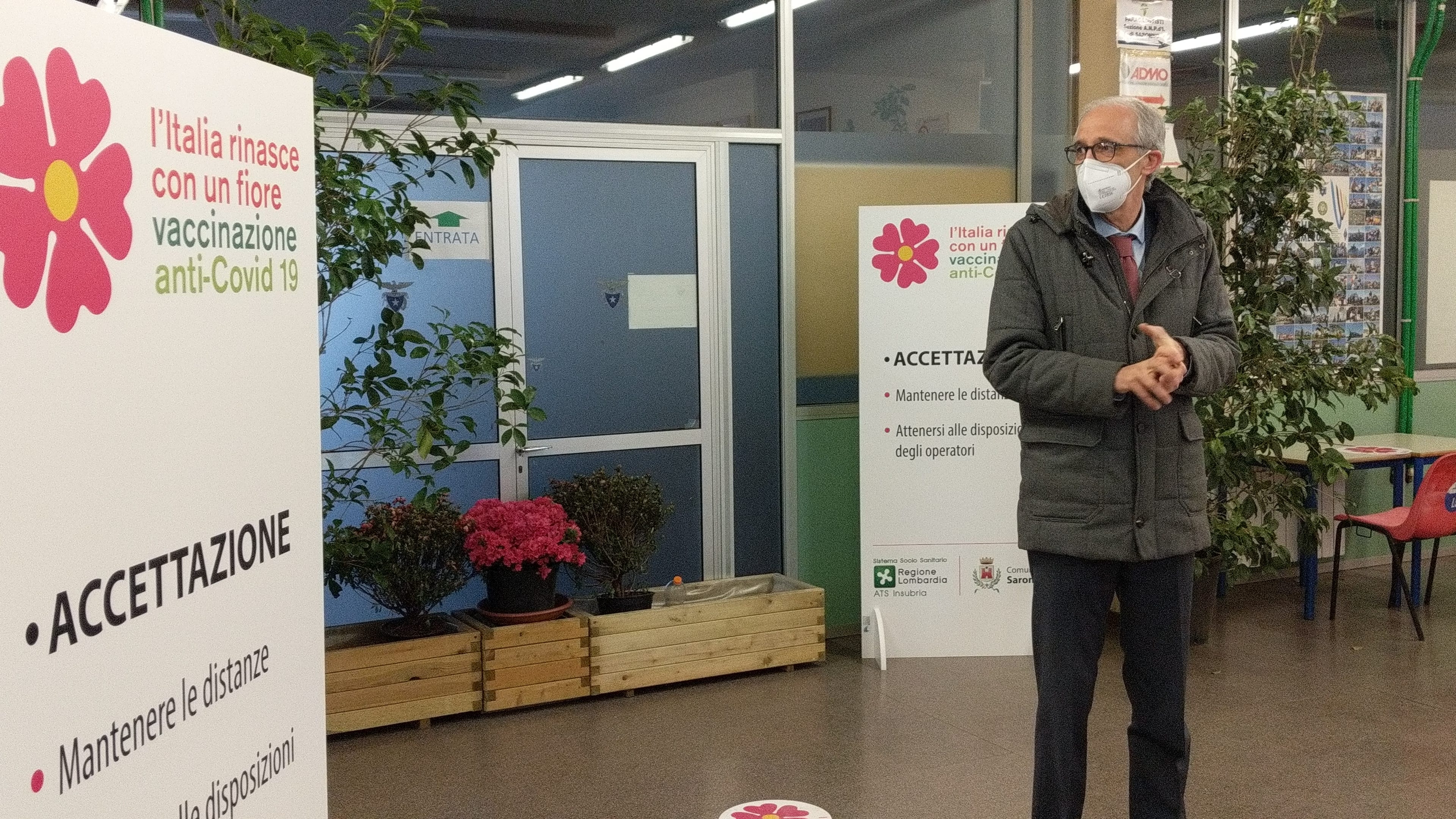 “Obiettivo 20 mila vaccinazioni a Saronno”: il sindaco Airoldi lancia la volata