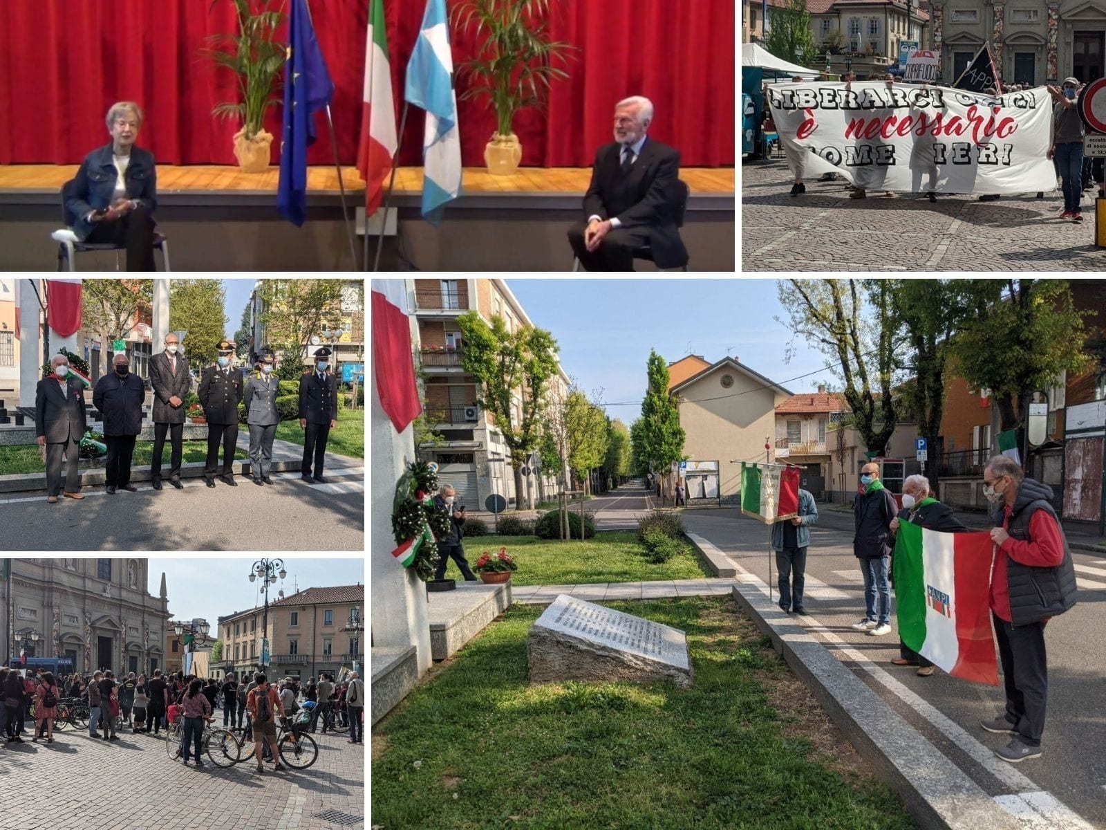 25 aprile a Saronno, highlight: le cerimonie, le testimonianze, il corteo (foto e video)