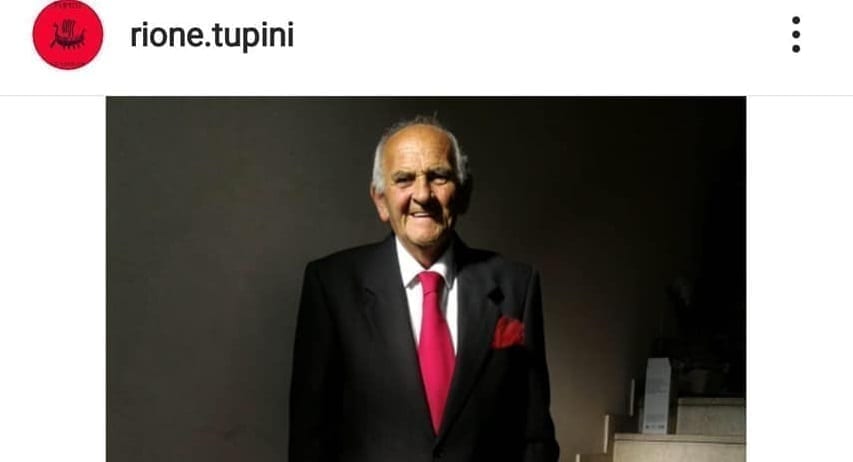 Il saluto a Luigi “del rione Tupini”, 84enne scomparso domenica