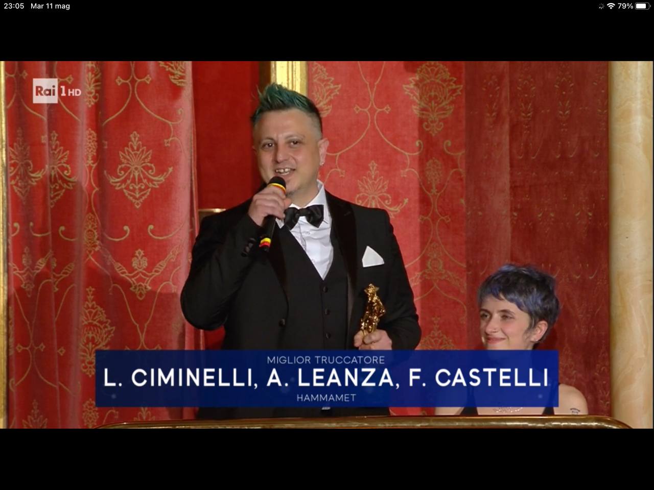 Andrea Leanza vince il David di Donatello: i complimenti del Comune