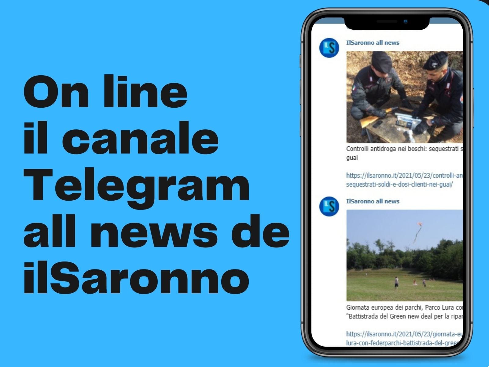 Telegram, ecco il canale all news de ilSaronno. Tutte le notizie in tempo reale