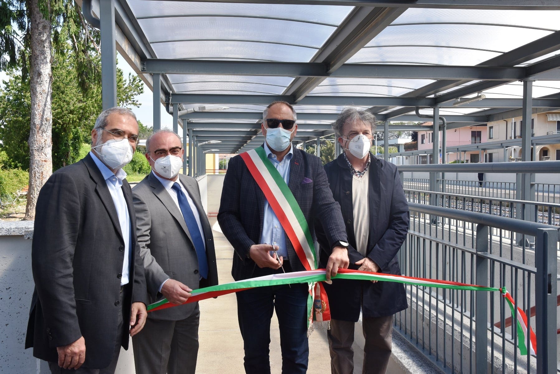 Fnm Saronno-Como: inaugurate le nuove rampe ciclopedonali alla stazione di Rovellasca