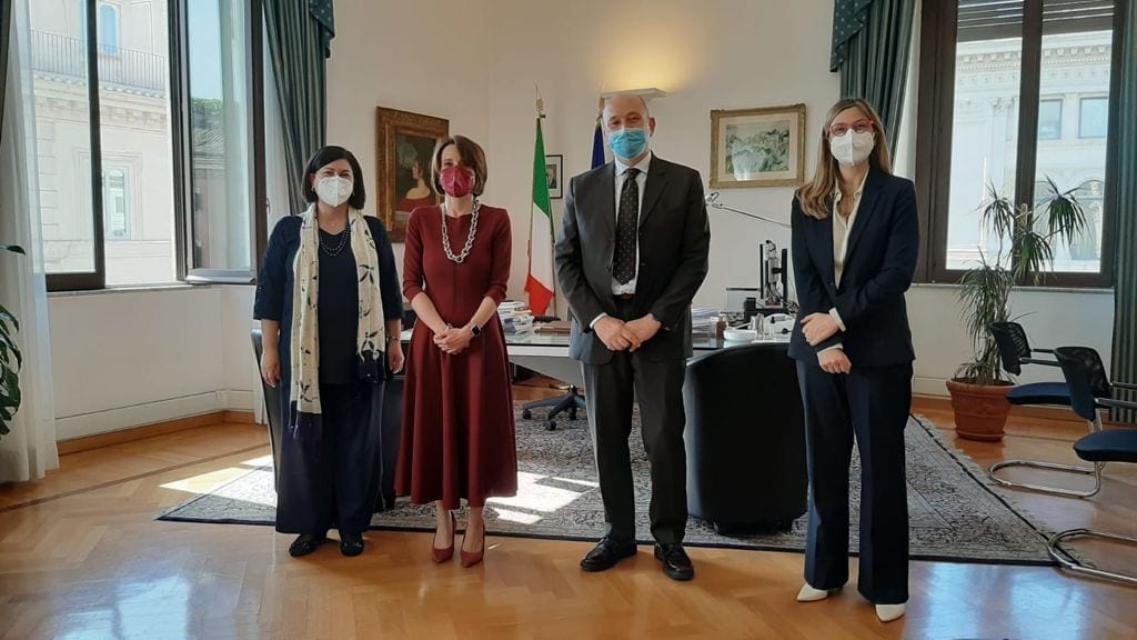La delegazione delle Acli ha incontrato la ministra Bonetti e Maria Chiara Gadda